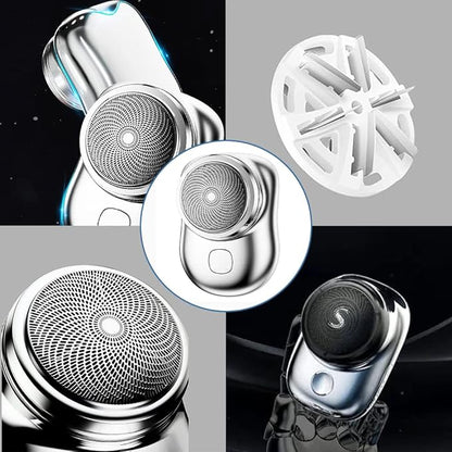 Mini-Shave Portable Electric Shaver, New Upgrade Mini Electric Razor Shavers for Men