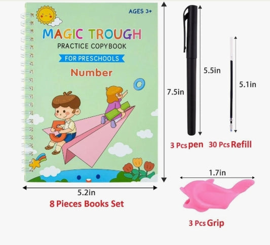 Magic Practice Copybook pack of 4