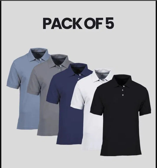 Polo T-Shirt Pack of 5